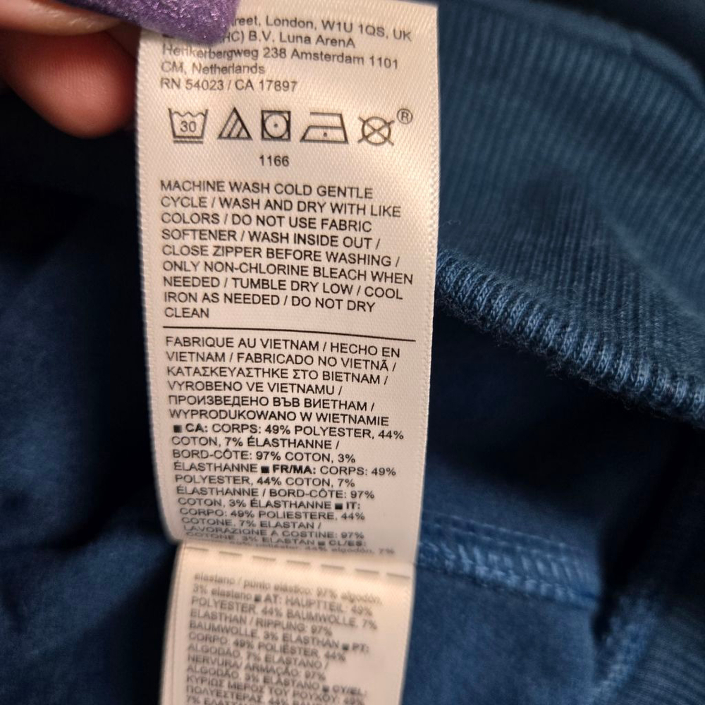 Women's Athleta Blue Triumph Hoodie L - Picture 4 of 15